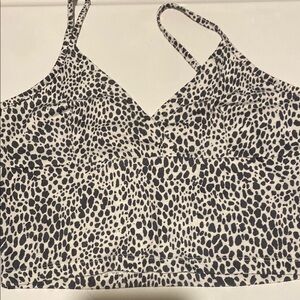 Leopard Print Crop Top